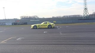 LOUD Mercedes Benz SLS AMG GT3 fly by