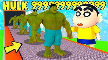 Shinchan Opened HULK Factory With His Friend In Roblox! Super Hero Tycoon