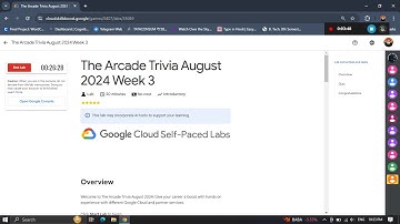 The Arcade Trivia August 2024 Week 3 Quiz All Answers  ||  #labsolution