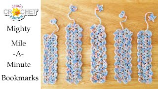 Beautiful Bookmarks using Lion Brand Summer Nights Yarn (MMAM Stitches) Crochet Pattern & Tutorial