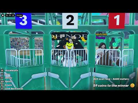 Roblox - Horse Racing Legends - horse riding game?