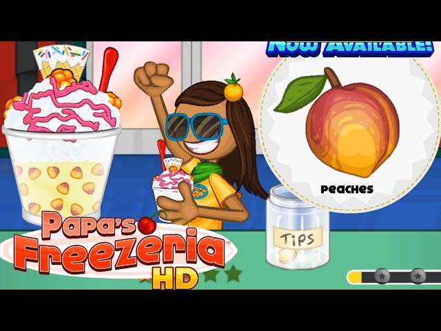 Papa's Freezeria HD Day 75 New Customer Bertha Breakfast Blast