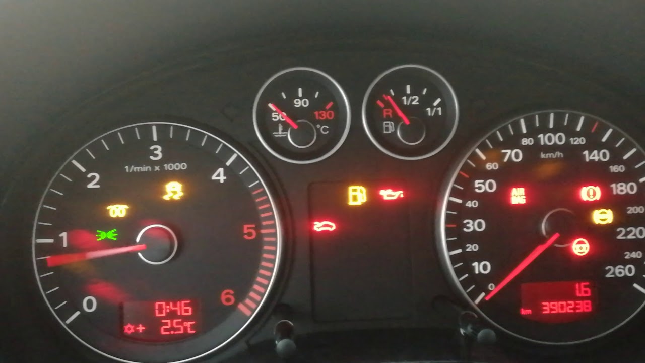 Audi A3 1.9tdi instrument problems / 2004 - YouTube