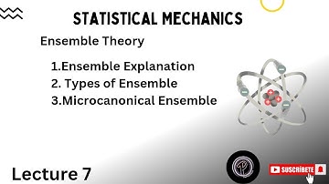 Microcanonical & Canonical Ensemble | Statistical Mechanics | Complete Easy Explanation