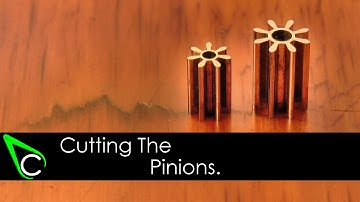 Clockmaking - How To Make A Clock In The Home Machine Shop - Part 5 - Cutting The Pinions