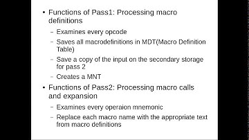 IMPLEMETATION OF MACRO PROCESSOR PART 1