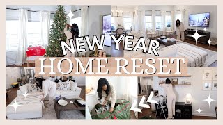 NEW YEAR HOME RESET! CLEAN WITH ME AND TAKE DOWN CHRISTMAS DECOR // LoveLexyNicole by LoveLexyNicole 2,484 views 3 months ago 14 minutes, 18 seconds