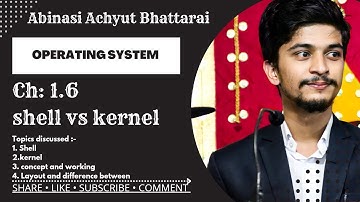 Ch:1.6 Shell Vs Kernel In operating system || for bsc csit bca bit BBA by Abinasi Achyut Bhattarai.
