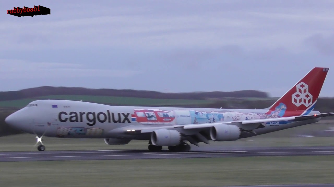 Prestwick Airport Cargolux B747 Freighters Special Liveries