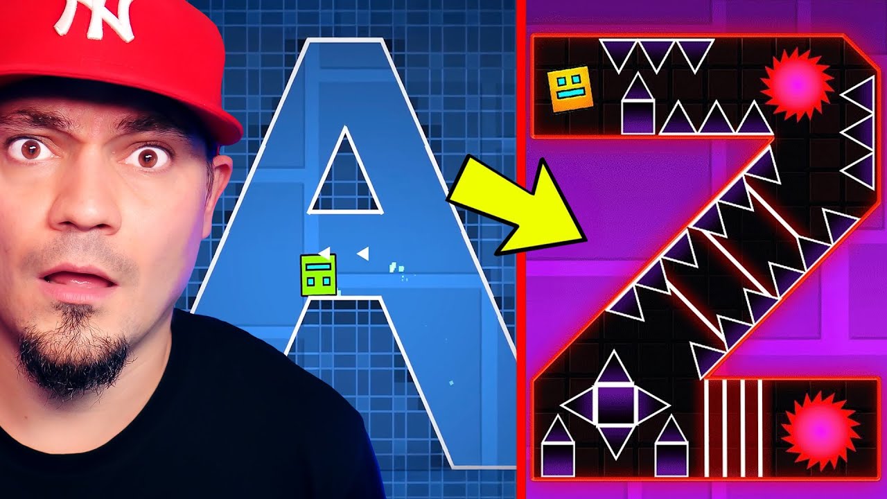 🧊 NIEMOŻLIWY ALFABET w GEOMETRY DASH! *demon?*  | Geometry Dash #37