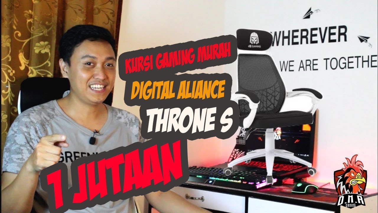 REVIEW KURSI GAMING  MURAH BARU DARI DIGITAL  ALLIANCE  