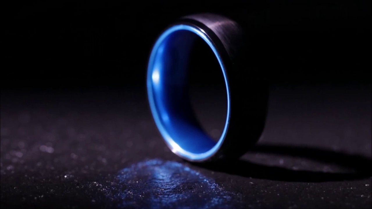 Blue ring tungsten
