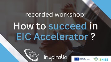 How to succeed in EIC Accelerator ?
