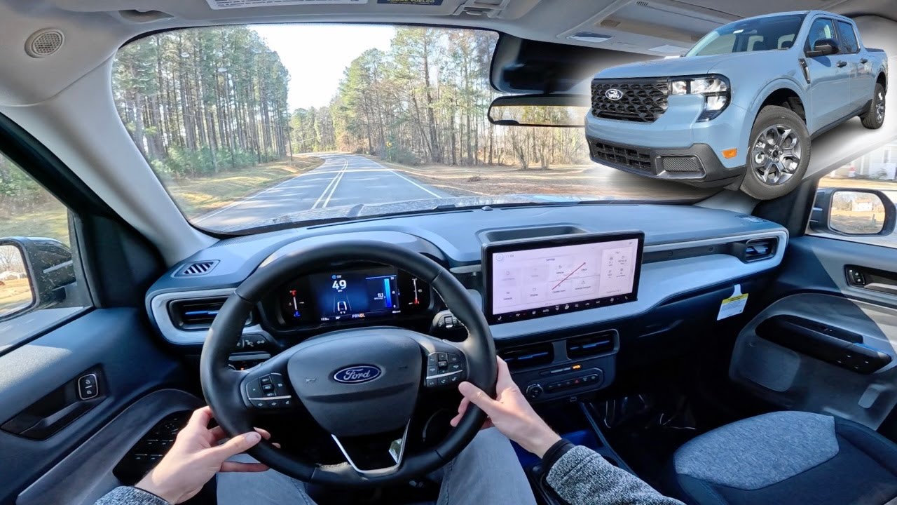 2025 Ford Maverick XLT POV Walkaround and Test Drive ASMR