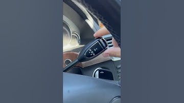 Mercedes E-Class gear shifter