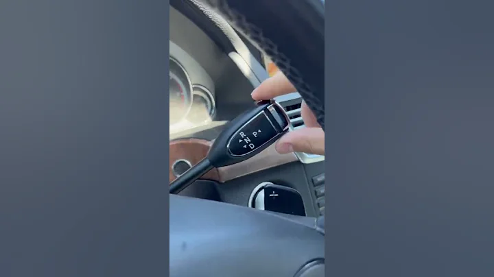 Mercedes E-Class gear shifter