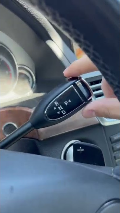 Mercedes E-Class gear shifter