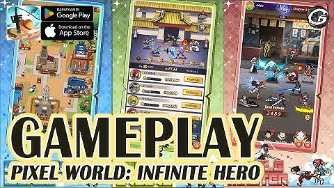 Pixel World: Infinite Hero Gameplay - Mobile Game (Android/IOS)