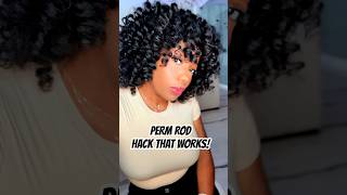 My Easy Perm Rod Hack! #shorts