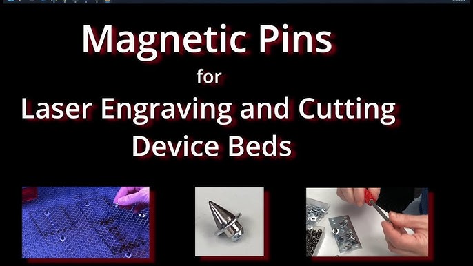 Laser Cutting - Using magnets to flatten materials - Kitronik Quick Tip 