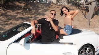 Topless Chick In Topless Bentley!