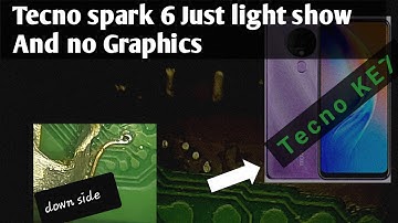 Tecno Spark 6 (KE7) Display graphics issue  Done from Broken line of (TDP0)