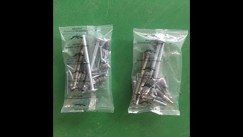 Automatic screw packaging machine with counting systems for hardware fastener