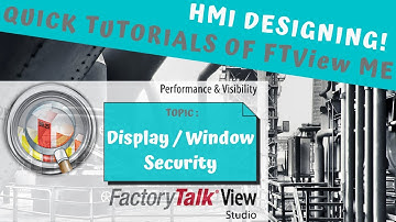 FactoryTalk View ME | Display/Window Security