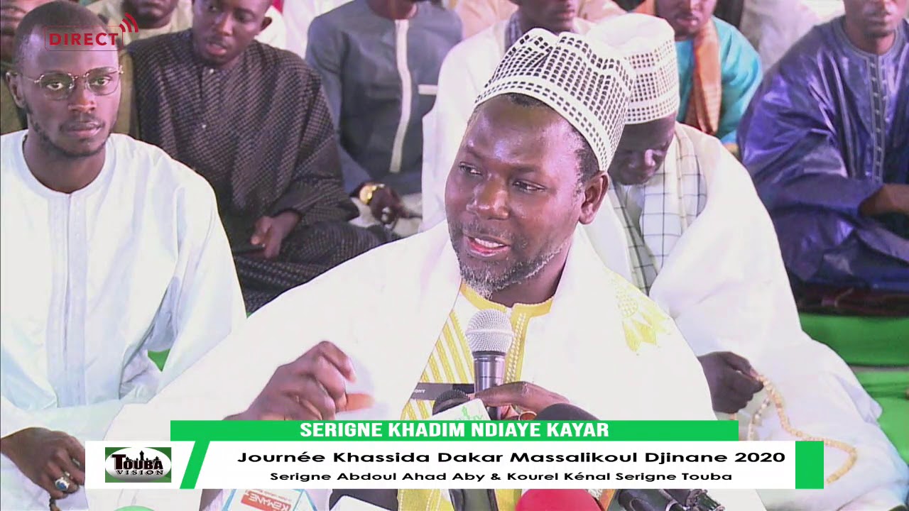 Serigne Touba Kénne la Wakhtan S.Khadim ndiaye Kayar Journée Khassida Dakar Massalikoul Djinane 2020