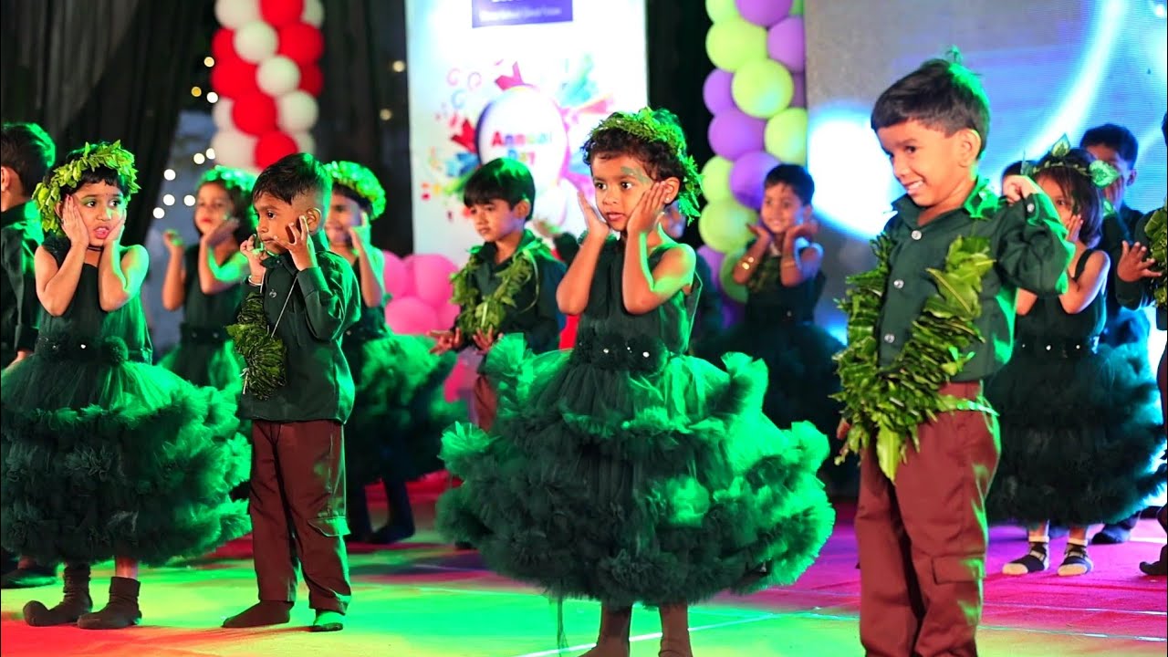 Nursery Dance 2 on Annual Day at Kidzee, Akola. (Jungle theme) - YouTube
