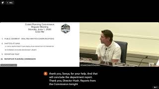 Planning Commission Meeting June 1, 2026