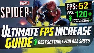 🔧 SPIDER MAN: Dramatically increase performance / FPS with any setup! *BEST SETTINGS* for ANY PC ✅