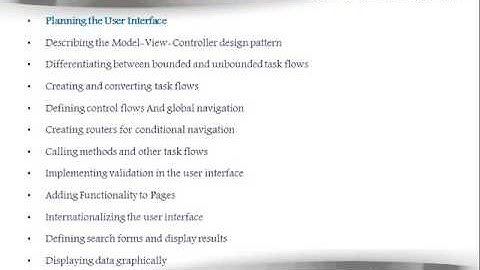 ORACLE ADF ONLINE TRAINING COURSE