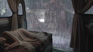 Rain Sounds For Sleeping | 98,8% Instantly Fall Asleep With Rain Sound outside the Window At Night