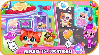 Little Kitty Town - Collect Cats & Create Stories #3 | TutoTOONS | Educational | HayDay screenshot 5