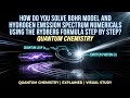 How to Solve Bohr Model and Rydberg Formula Numericals Step by Step | Physics