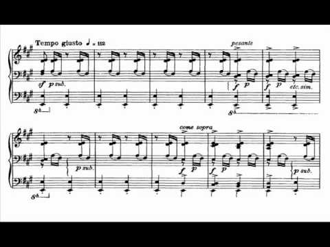 Stravinsky 3 Movement de Petrouchka for Piano [33]