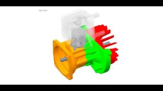 Engine block Ptc Creo Parametric