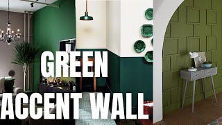Stylish Green Accent Wall Ideas. Home Decor With Green Walls.