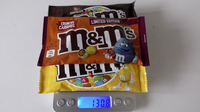 a blue bag m&m chocolate candy flavor caramel #shorts #candy 