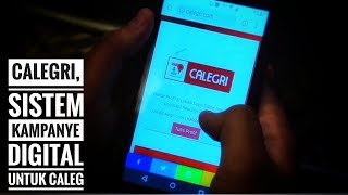 Calegri, Aplikasi Kampanye Caleg Jaman Now- NET. JATIM