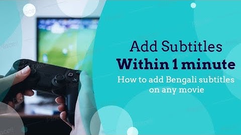 মুভিতে সাবটাইটেল কিভাবে এড করবে💥how to add subtitles on any movie...