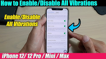 iPhone 12/12 Pro: How to Enable/Disable All Vibrations