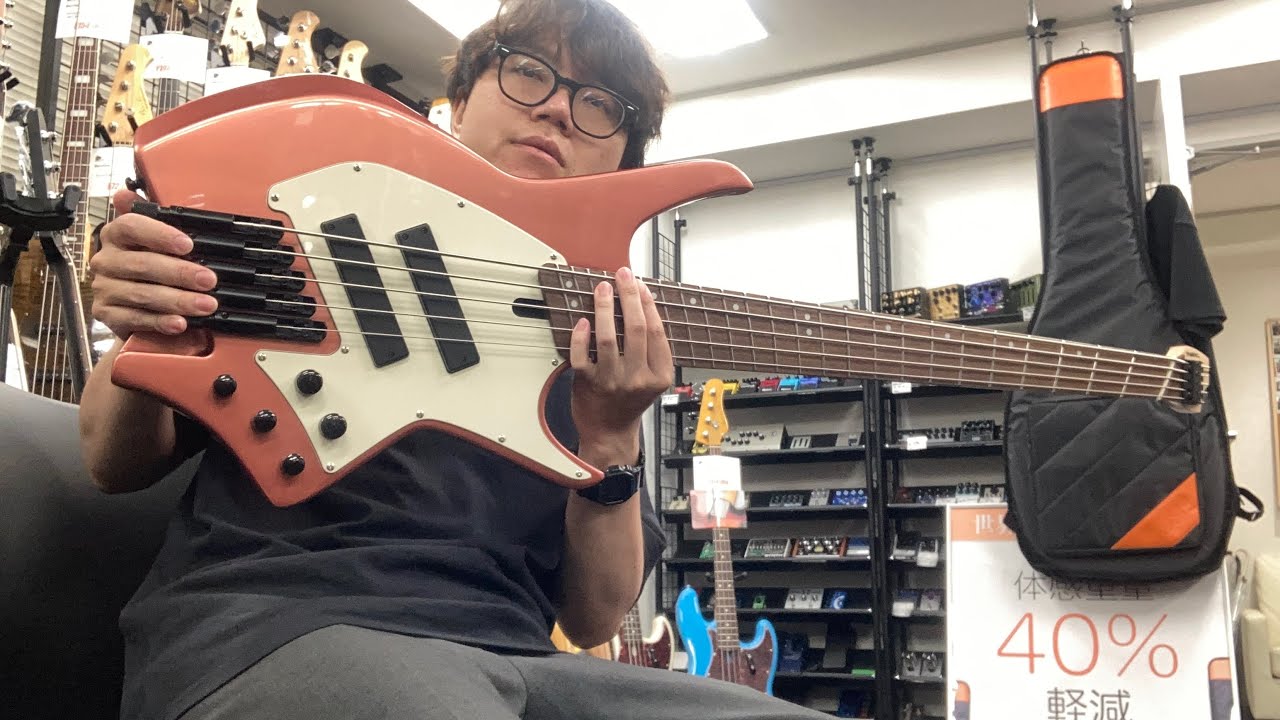 HEX Guitars / NB505 Metallic Rose Gold【Test Play】 - YouTube