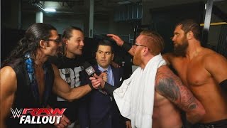 The Social Outcasts take over the backstage area: Raw Fallout, January 4, 2016