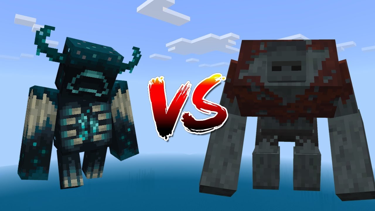 Warden VS Mutant Bouldering Zombie in Minecraft BE/PE YouTube