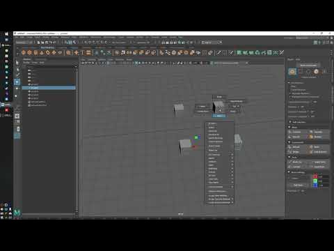 Maya Duplicate special - copy vs instance - YouTube