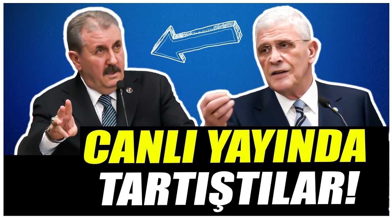 Müsavat Dervişoğlu ile Mustafa Destici canlı yayında tartıştılar! 