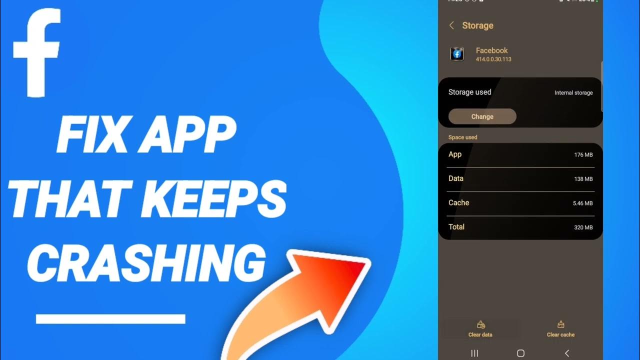 how-to-fix-app-that-keeps-crashing-on-facebook-app-2023-youtube