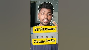 How to lock chrome profile with password #shorts #chrome